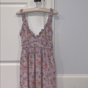 Purple Floral Dress